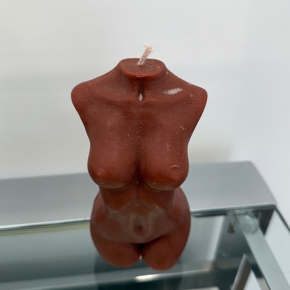 Body Shape Brown Decorative Candle - Picture 3 of 5